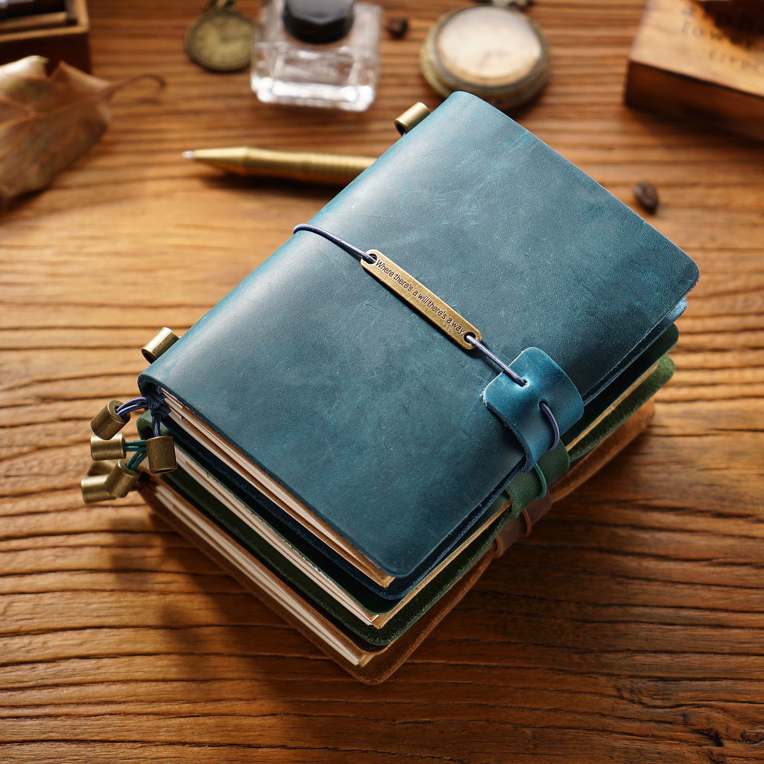 100% TN04 Genuine Leather Trav - Leather Work Notepad reseña y precio