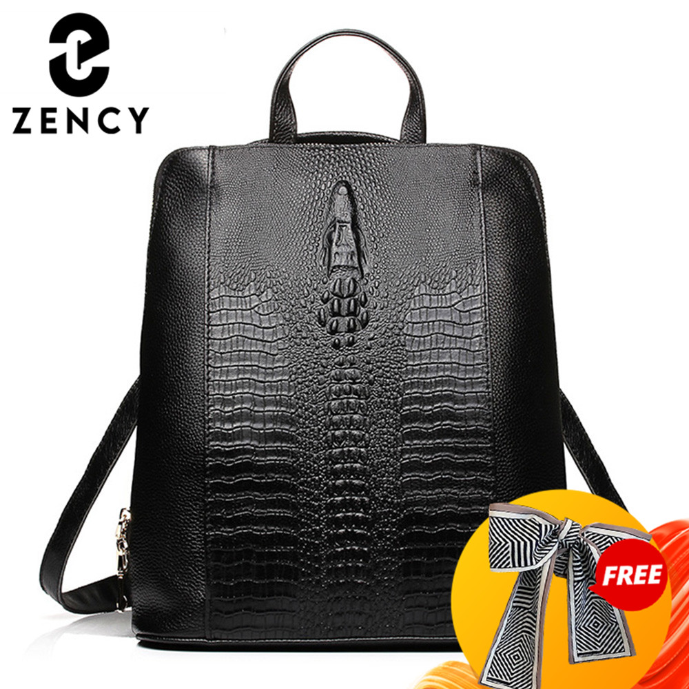 Zency Women's Crocodile Leathe - Leather Work Bag reseña y precio