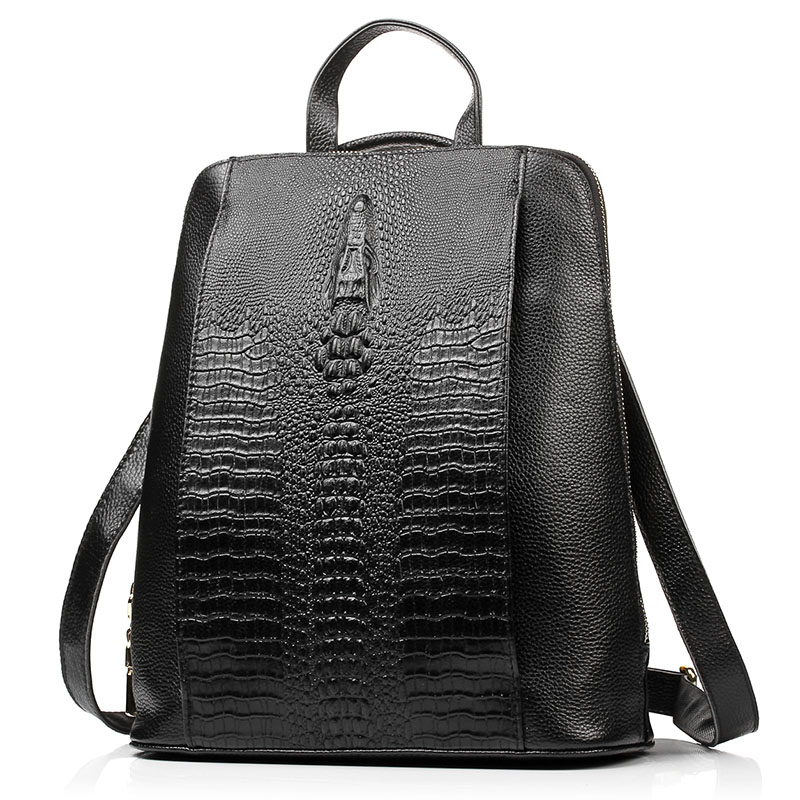 Zency Women's Crocodile Leathe - Leather Work Bag reseña y precio