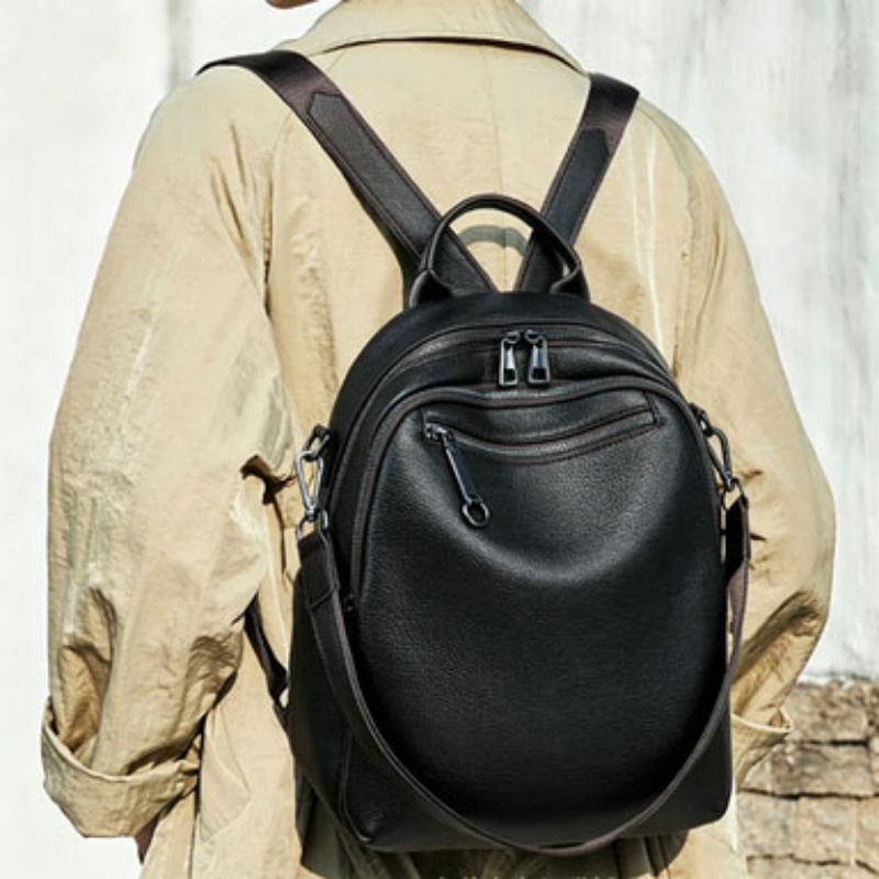 Genuine Leather Women's Backpa - Leather Work Bag reseña y precio