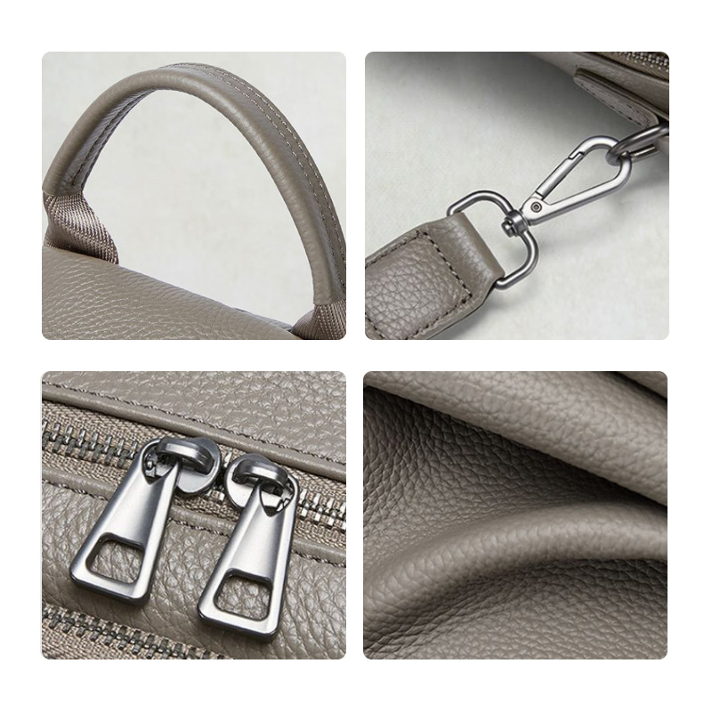 Genuine Leather Women's Backpa - Leather Work Bag reseña y precio