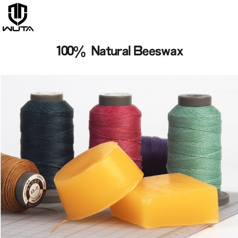 WUTA 1PC 100% Natural Beeswax  - Leatherwork Thread reseña y precio